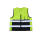 High visibility color safety vest